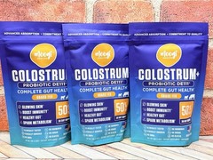 Moogi Health Colostrum + Probiotic DE111 Complete Gut Health 3pk 2.6oz Each New