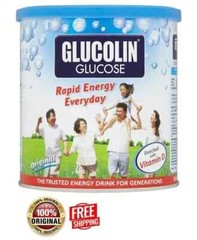 2 X Glucolin Glucose Powder Original Flavour 420g Instant Energy & Vitamin D