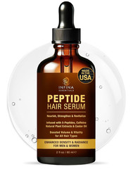 INFINA ESSENTIALS Peptide Hair Serum for Growth Men 2 Fl Oz (Pack of 1)