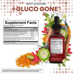 Organic Ceylon Cinnamon Berberine Liquid DropsSupplement with Bitter Melon NEW