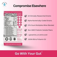 GoLive BERRY POMEGRANATE Synbiotic (Probiotics + Prebiotics); 15 Billion CFUs;