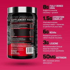 Nutrex EAA Hydration EAAs BCAA Powder Muscle Recovery Post Workout Supplement