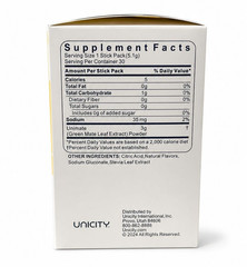 UNICITY | Unimate ultra-concentrated yerba mate drink mix Natural Lemon Flavor