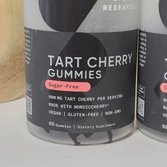 x2 Sports Research Tart Cherry Gummies 600mg SUGAR FREE 60 Gummies EACH Exp 2027