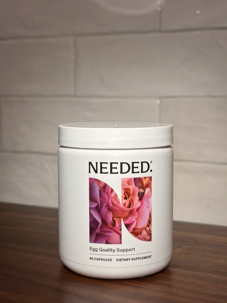 Needed. Egg Quality Support Optimally Formulated Antioxidants Supplement 60 caps