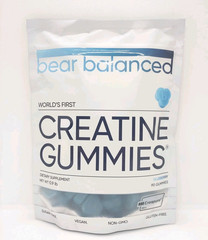 bear balanced creatine gummies Blueberry 90 Gummies Net WT 0.9lb