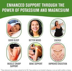 NaturalSlim Potassium Magnesium Supplement 100 Capsules 100 Count (Pack of 1)
