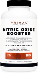 Primal Nitric Oxide Booster (2,250mg Per Serving)(180 Capsules)