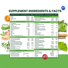 Himalayan Organics Multivitamin With Probiotics – Vitamin C, D, E, B3 – 60 Tabs