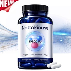 1-3X Nattokinase Supplement – 10800 FU 60 Capsules Per Serving HOT 2026
