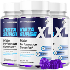 (3 Pack) Insta Surge XL Male Gummys Advanced Supplement InstaSurgeXL 180 Gummies