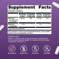 Metagenics Magnesium L-Threonate – Magtein Magnesium for Brain Health, Memory…
