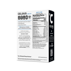 CELSIUS On The Go Energy Drink Mix, Arctic Vibe (14 Stick Pack)…