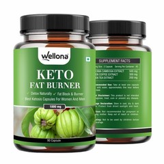 Keto Fat Burner 1000mg 90 Capsules with Garcinia, Green Tea & Coffee Extract