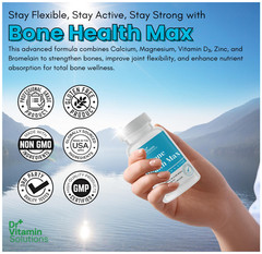 Bone Health Advanced Calcium Magnesium Vitamin D3 Joint Support Strong Bones 60T