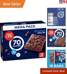 High Fiber 70 Calorie Chocolate Fudge Brownies – Perfect On-the-Go Treat!