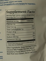 equip Prime Protein Grass-Fed Beef Isolate Powder Strawberry 1.70 lb