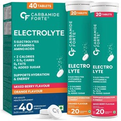 Carbamide Forte Electrolyte Effervescent Tablet Pack of 20x 2 No sugar Vitamins