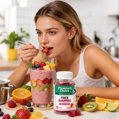 Physician’s Choice Fiber Gummies for Digestive Health Regularity & 60 Gummies