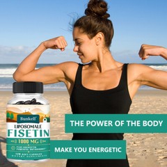 Liposomal Fisetin with Quercetin – High Potency 1000mg per Serving Antioxidant