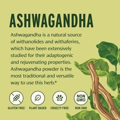 Banyan Botanicals Organic Ashwagandha Root Powder–1lb 16 Ounce (Pack of 1)