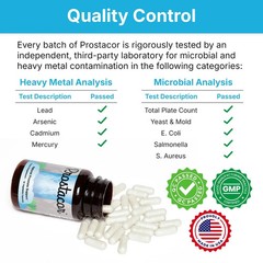 Natural Prostate Support Dietary Supplement 30 Vegetable Capsuls