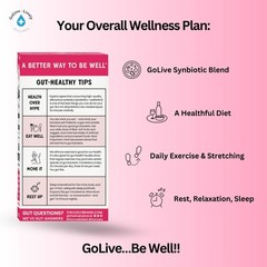 GoLive BERRY POMEGRANATE Synbiotic (Probiotics + Prebiotics); 15 Billion CFUs;