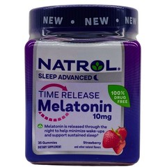 Natrol Time Release Melatonin 10mg Gummies | 35 Ct | EXP 03/2026 | New