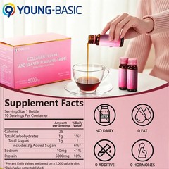 Young Basic Collagen Peptide Elastin Pomegranate Flavor (DAMAGED BOX DISCOUNT!)