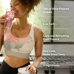 Isopure Clear Low Carb 100% Whey Protein Isolate Powder, Mixed Berry,32 Servings