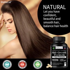 Hair Growth Supplement Protects Against Hair Root Health Issues 120 Pills US