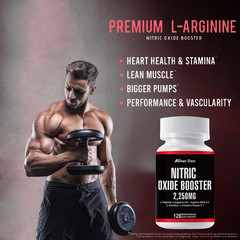 240 Nitric Oxide Booster Supplement L-Arginine Capsule L-Citrulline Pills Cap