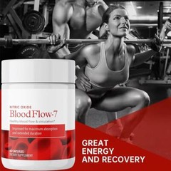 Bloodflow-7 Blood Circulation Supplement | Nitric Oxide with Nitros 60 capsules