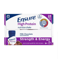 Ensure High Protein Nutrition Shake Milk Chocolate 8 floz 24 Pack Ready to Drink