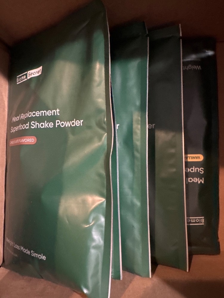 6 Biome Secret Meal Replacement Superfood Shake Powder metabolism bloating relie