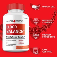 Gluco Stasis Blood Balance Capsules, Max Strength , GlucoStasis Pills (2 Pack)