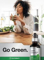 2 oz | Vegan, Non-GMO, and Gluten Free – Horbäach Liquid Chlorophyll Drops