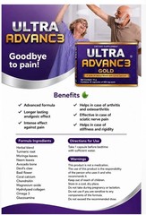 Ultra Advance3 Gold Pain Relief Joint Support All-in-One 30 Capsules
