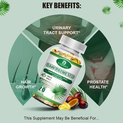 120 Saw Palmetto 1000mg – Premium Health Supporting proslate urinary, and hair