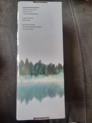 United States National Parks Water Bottle with Stickers Moonlit blue new sealed