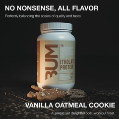 BUM Itholate Protein Powder,Growth & Recovery,Vanilla Oatmeal Cookie,15 Servings