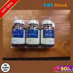 New Sealed Gundry MD Bio Complete 3 Pack of Glass Bottles 180 Caps, Exp 2028