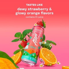 Alani Nu STRAWBERRY SUNRISE Sugar Free, Low Calorie Energy Drinks, 200mg Caff…