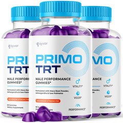 Primo TRT Men’s Gummies Advanced Pro Formula Chewable Supplement 180 Gummies