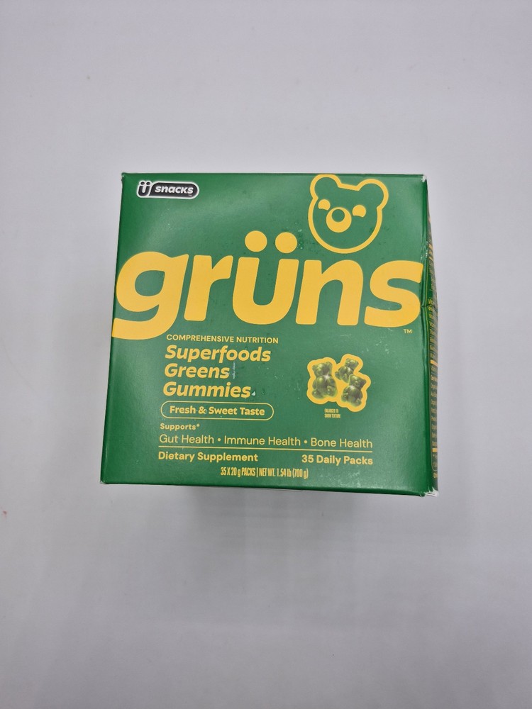 Gruns Adult Greens Gummies 35 Packs