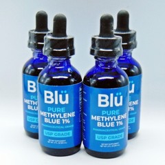 4 X MB Blue Dietary Supplement, Over The Counter 1% Liquid, 8 oz Total