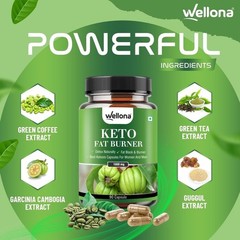 Keto Fat Burner 1000mg 90 Capsules with Garcinia, Green Tea & Coffee Extract