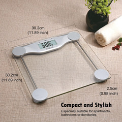NUTRI FIT Digital Body Weight Bathroom Scale BMI, Accurate Weight Measurements S