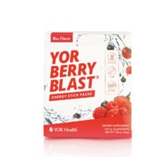 YOR Health Berry Blast 28 Stick Packs, Vegan & Gluten Free Natural Energy – NISB