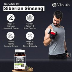 Vitawin Siberian Ginseng For Improve Immunity & Boost Energy – 60 Capsule